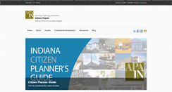 Desktop Screenshot of indianaplanning.org